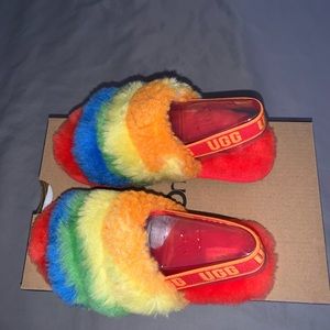 Kids Pride Uggs slides